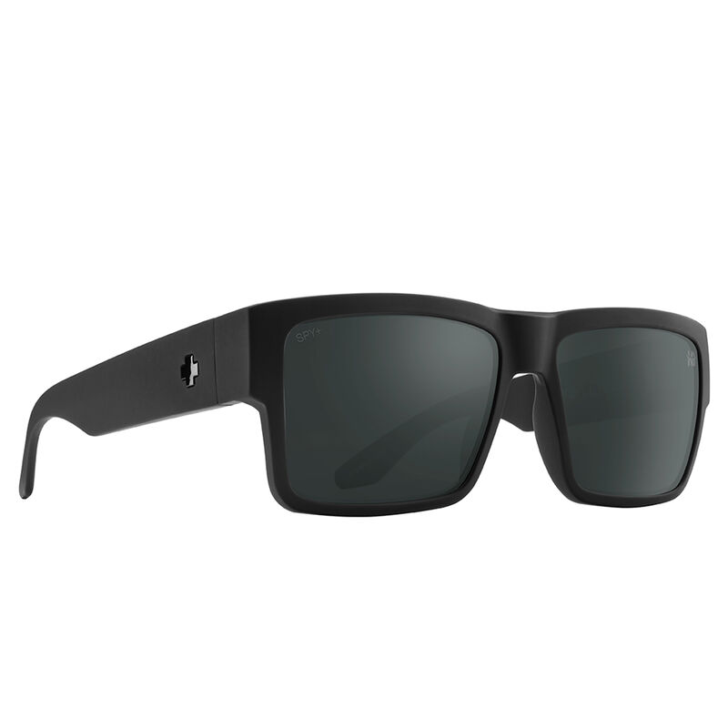 Spy Optic Cyrus Sunglasses Translucent Gunmetal - Happy Gray Spectra Mirror - Heavyglare